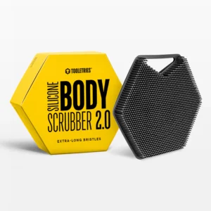 THE BODY SCRUBBER 2.0, CHARCOAL.