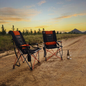 YAMBA SOLID ARM LUMBAR CHAIR.