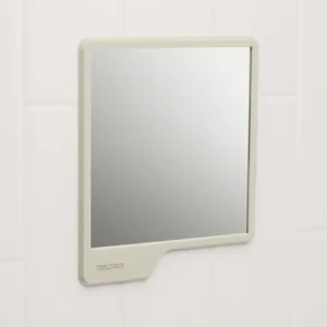 THE OLIVER SHOWER MIRROR, SAND.