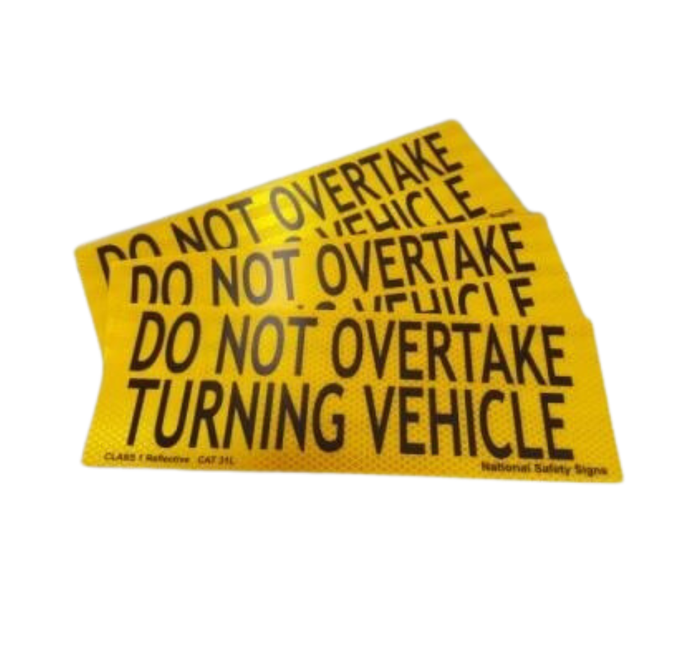 DO NOT OVERTAKE SIGN 400X150MM (NSW ONLY)