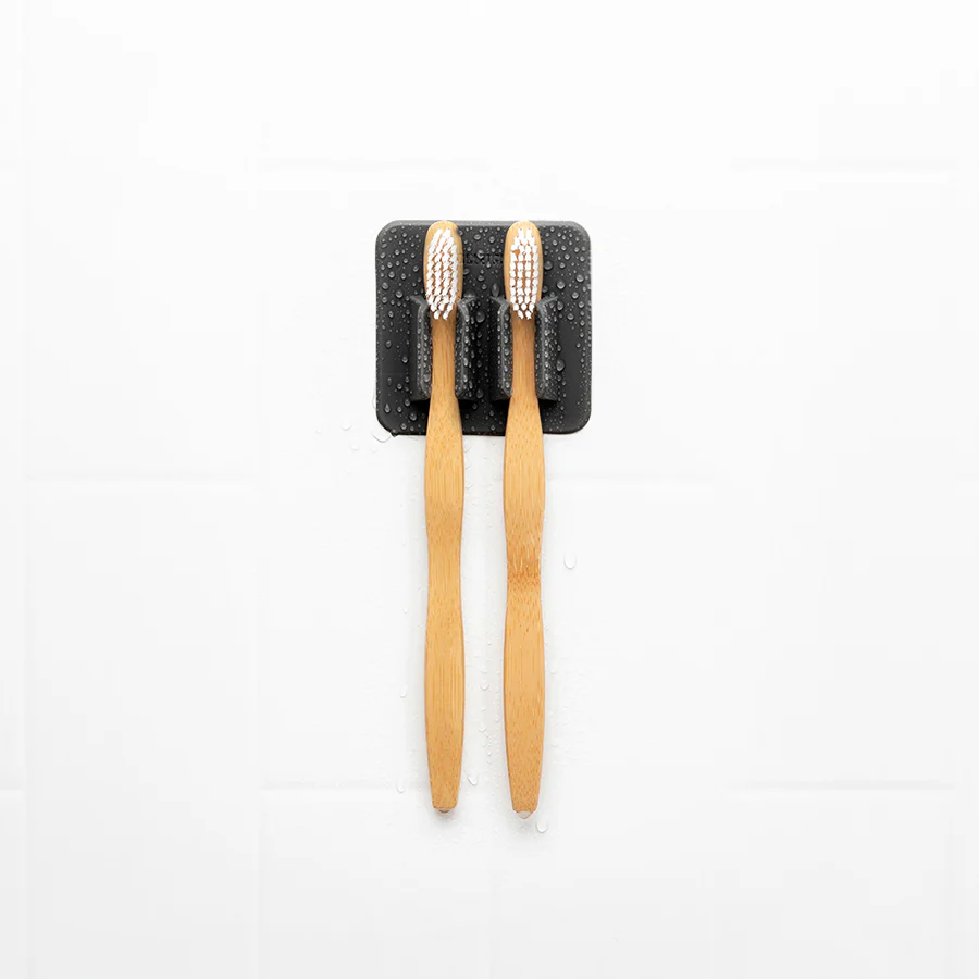 THE GEORGE TOOTHBRUSH RACK, CHARCOAL.