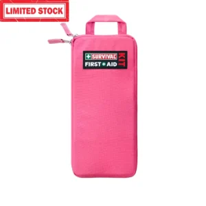 SURVIVAL SLIMLINE FIRST AID KIT, PINK.