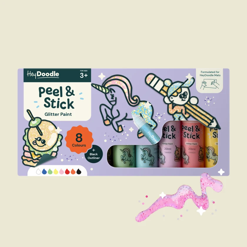 GLITTER PEEL AND STICK PAINT